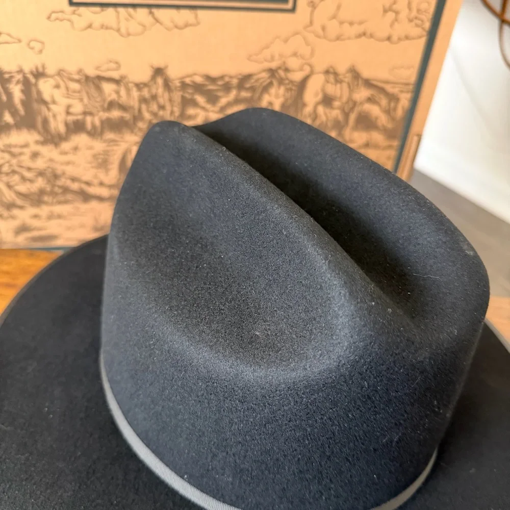 NWT Tecovas “The Cruiser” Cowboy Hat - Black Size 7 1/2 (750) - Picture 2 of 10
